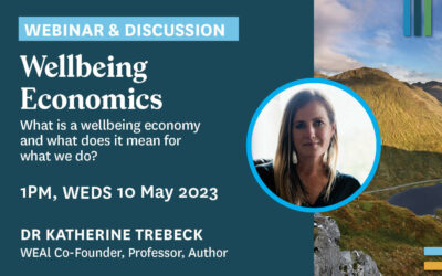 Webinar: What is a wellbeing economy? – Dr Katherine Trebeck