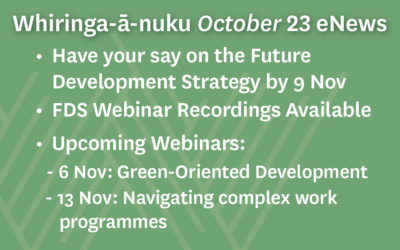 October Pānui – Wellington Regional Leadership Committee Update